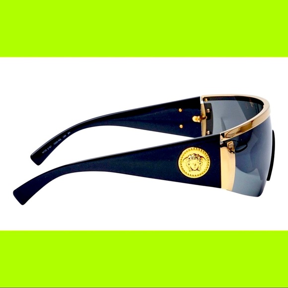 Versace Tribute Shield Sunglasses Mirrored XL - Picture 7 of 11